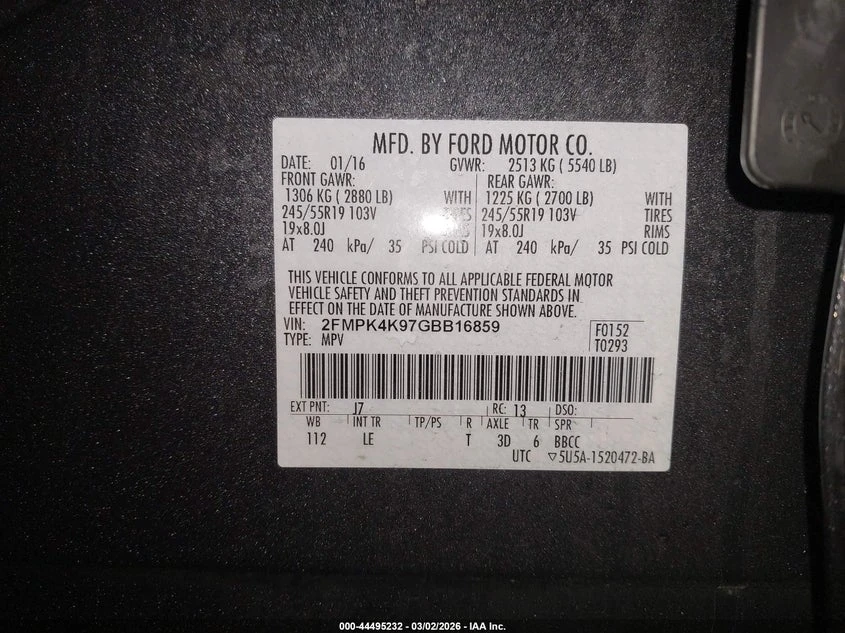 Ford Edge 2.0L I-4 DI, DOHC, VVT, TURBO, 245HP All Wheel | Mobile.bg � ����������� 9