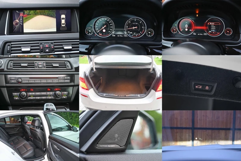 BMW 535 F10+ Head Up+ Night Vision+ Key Less Go+ Full Led, снимка 16 - Автомобили и джипове - 52414837