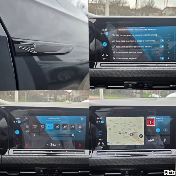 VW Golf R-Line в цвят Nardo Grey, снимка 17 - Автомобили и джипове - 53606850