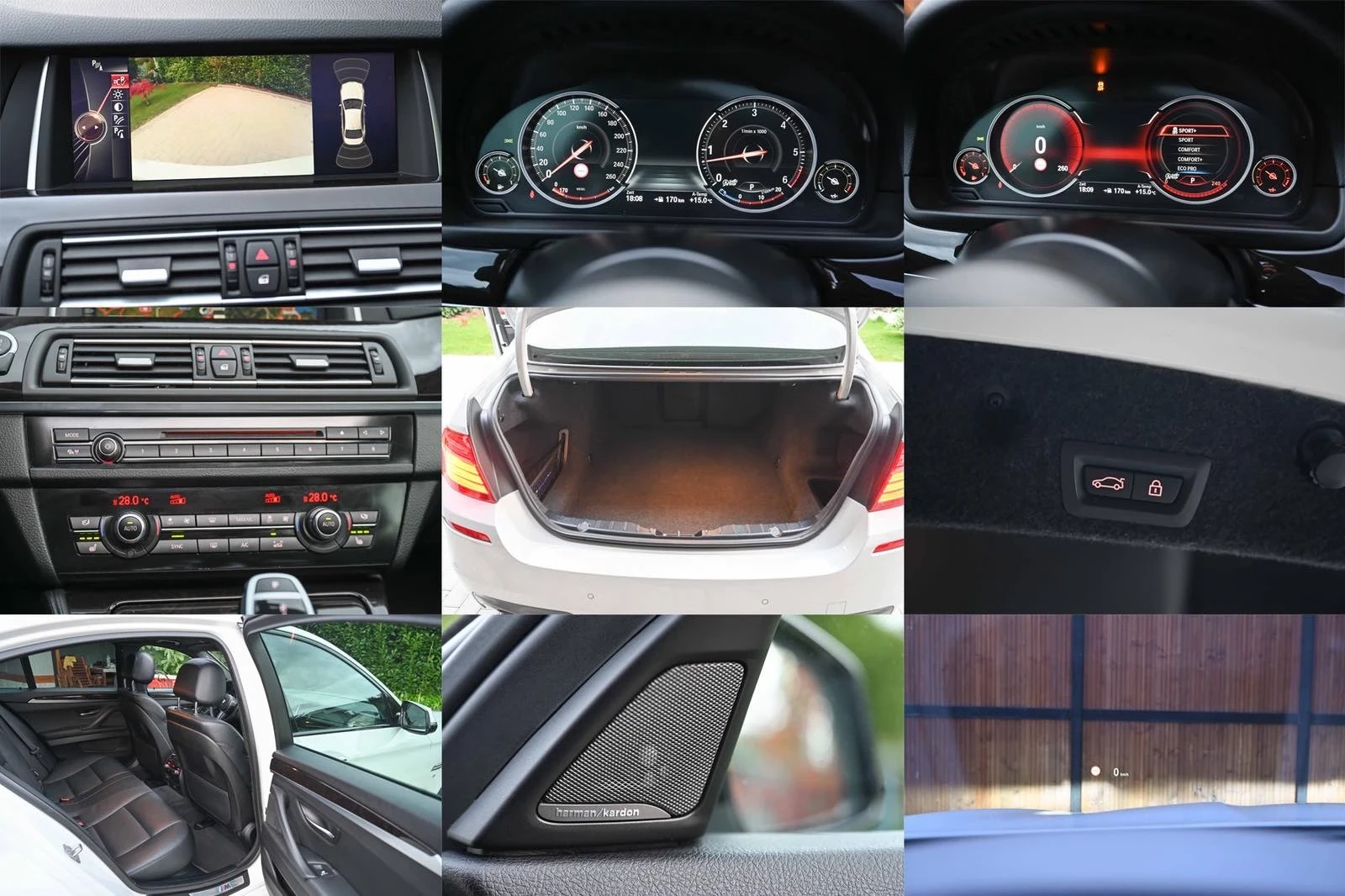 BMW 535 F10+ Head Up+ Night Vision+ Key Less Go+ Full Led | Mobile.bg   16