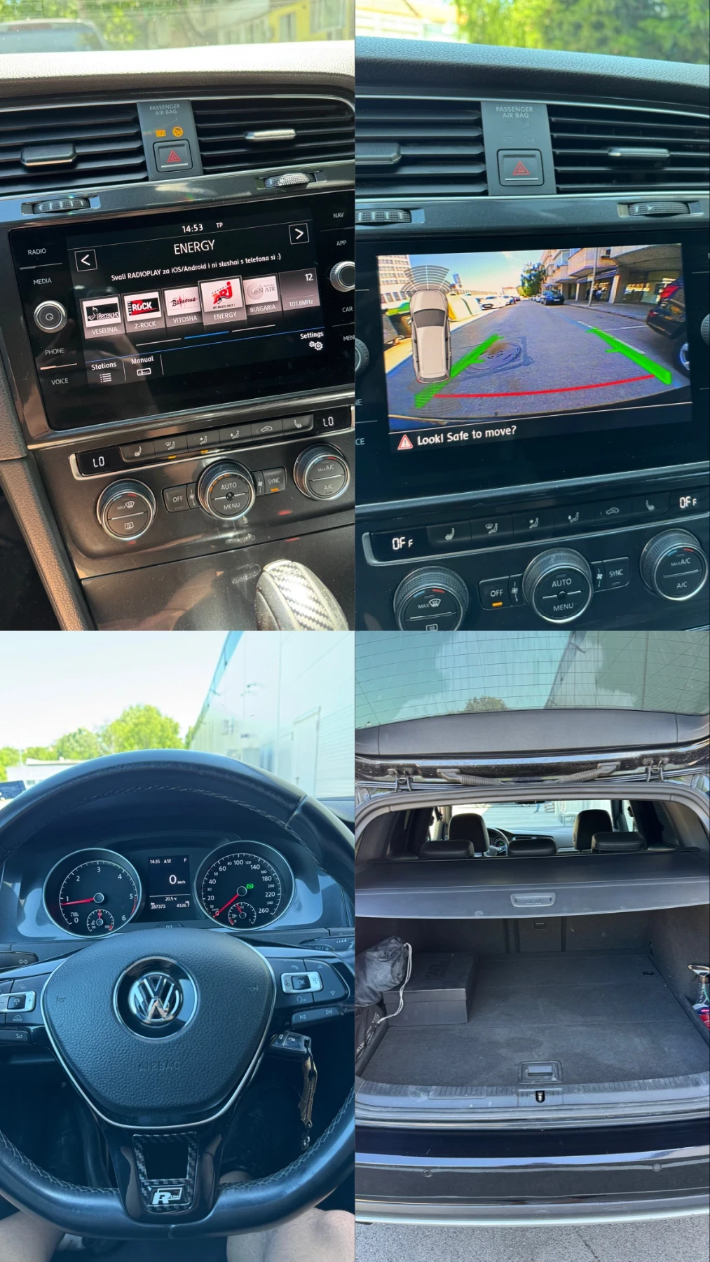 VW Golf Alltrack 2.0 TDI 184 HP DSG 4x4, снимка 12 - Автомобили и джипове - 54624112