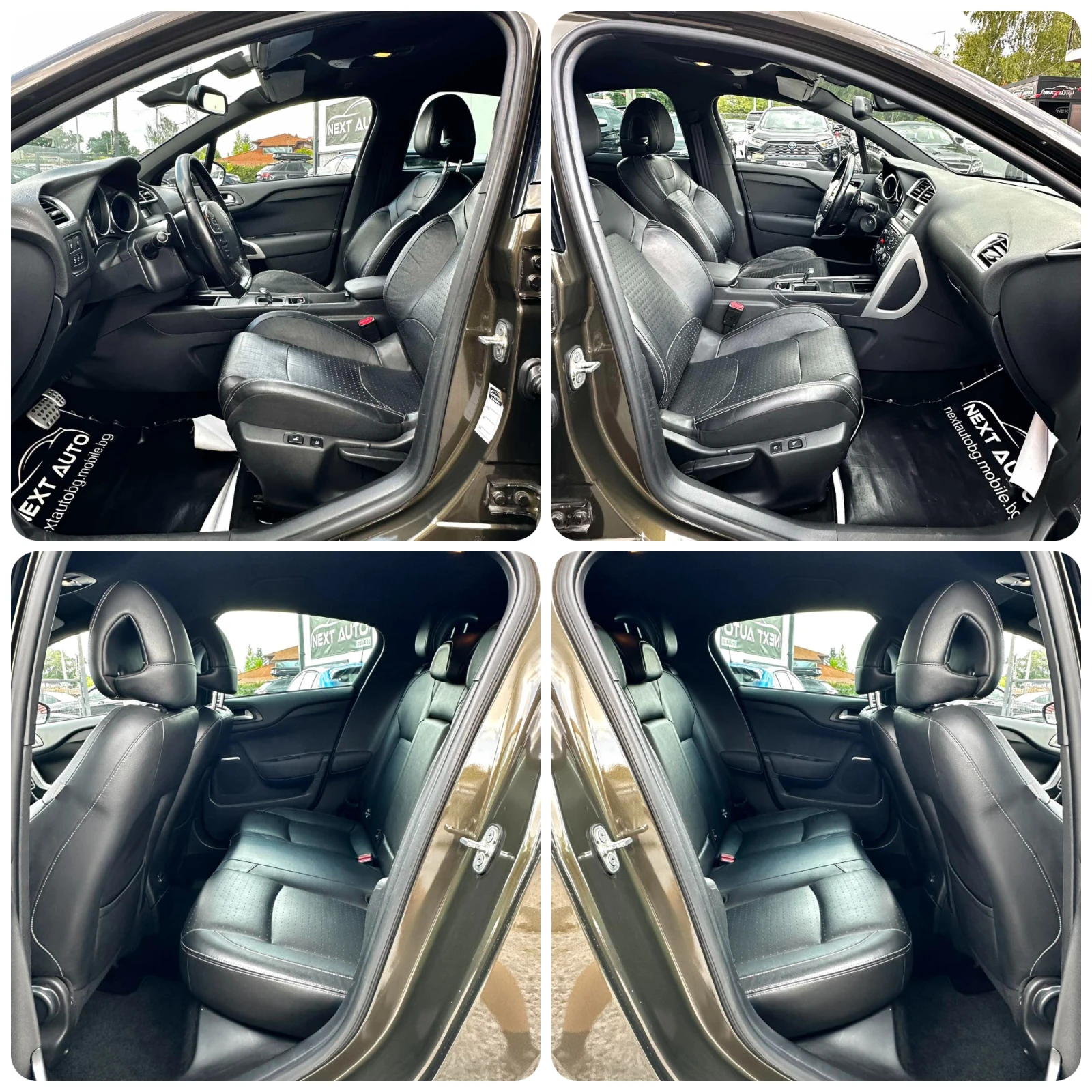 Citroen DS4 1.6HDI 112HP AUTOMAT MASSAGE КОЖА EURO5A, снимка 12 - Автомобили и джипове - 55263382