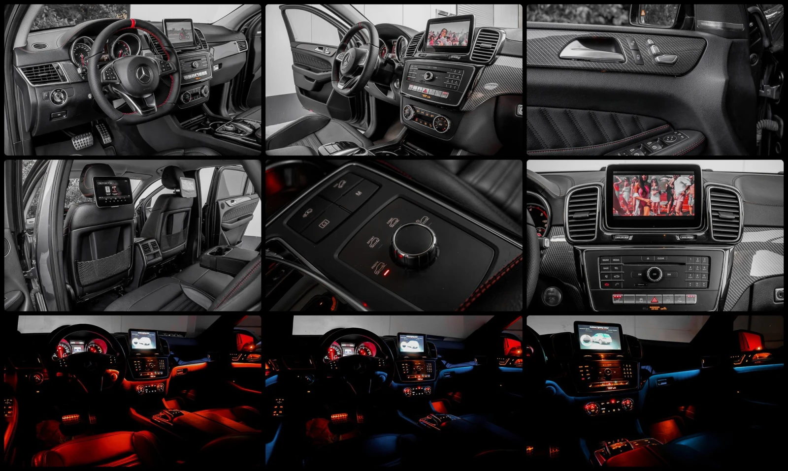 Mercedes-Benz GLE 350 d* 4MATIC* COUPE* AMG* 3XTV* RED CUT LIMITED* FULL | Mobile.bg   17