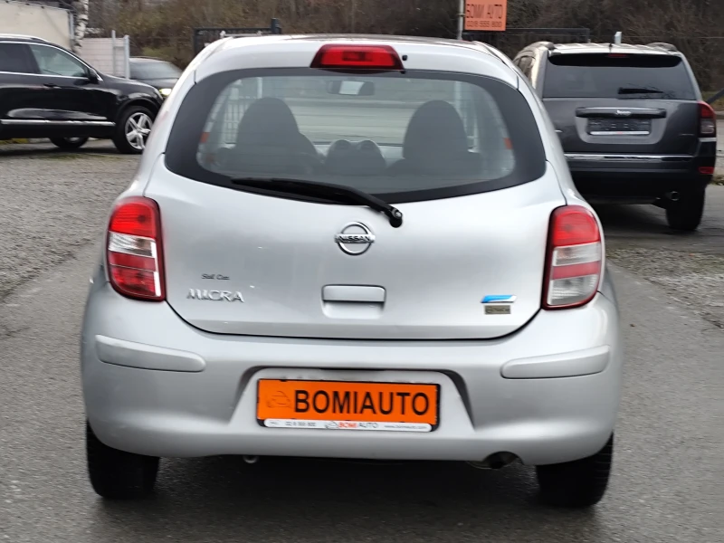 Nissan Micra 1.2i* EURO5A* KLIMA* 5 ВРАТИ* , снимка 5 - Автомобили и джипове - 52664186