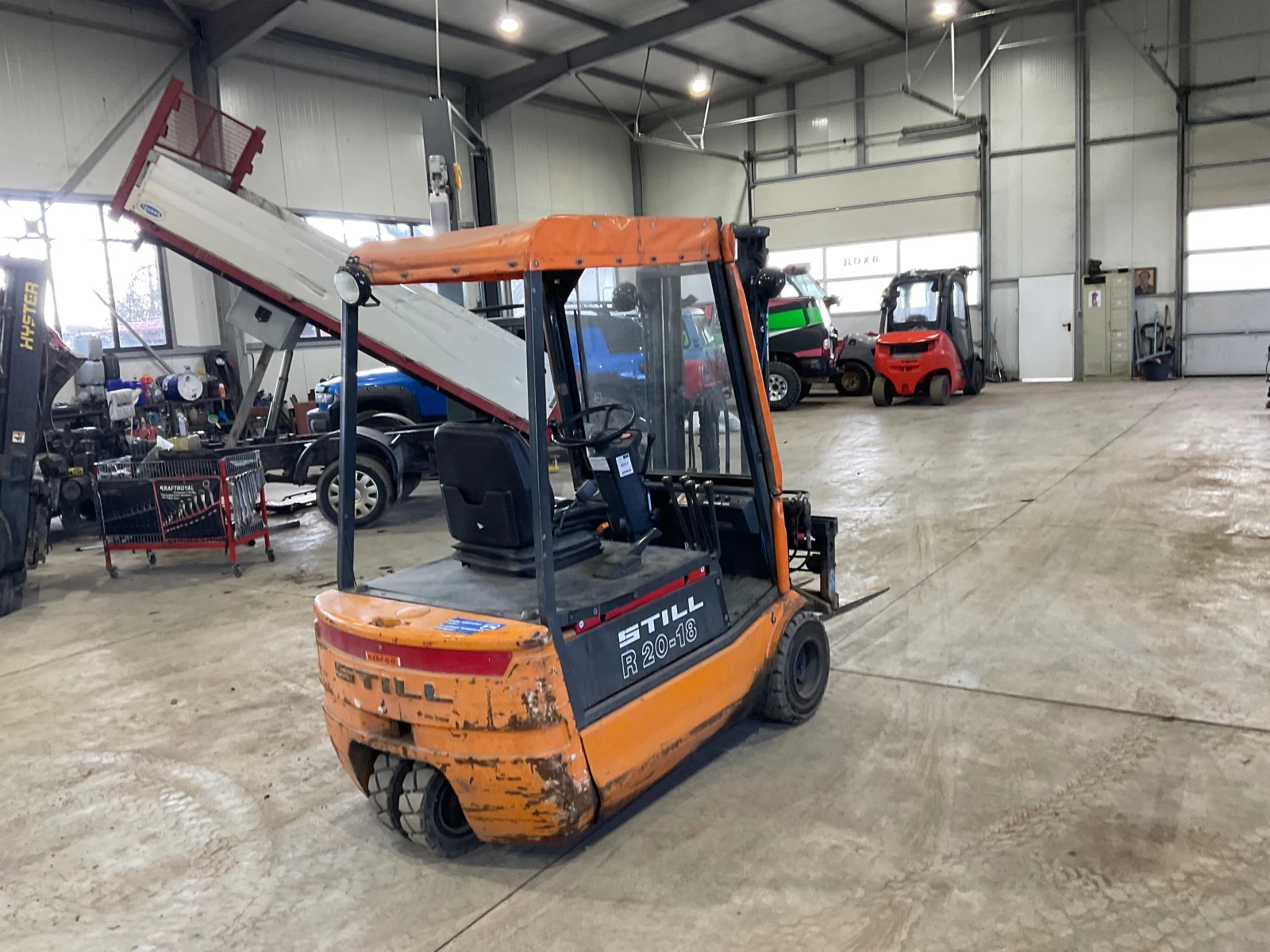 Електрокар Still R20-18 Позиционер изравнител Батерия 2022 Год , снимка 3 - Индустриална техника - 54197287