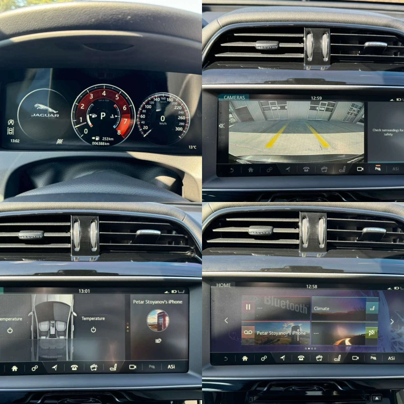 Jaguar XE 3.0* 340ps* 4x4* R-sport* 6хл.км* Head Up* УНИКАТ, снимка 14 - Автомобили и джипове - 53325827