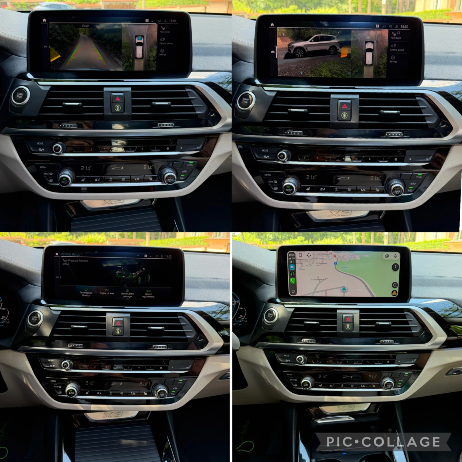 BMW X3 BLIND SPOT/ПАНОРАМА/360/HUD/ПОДГРЕВ/KEYLESS/XDRIVE, снимка 16 - Автомобили и джипове - 55738981