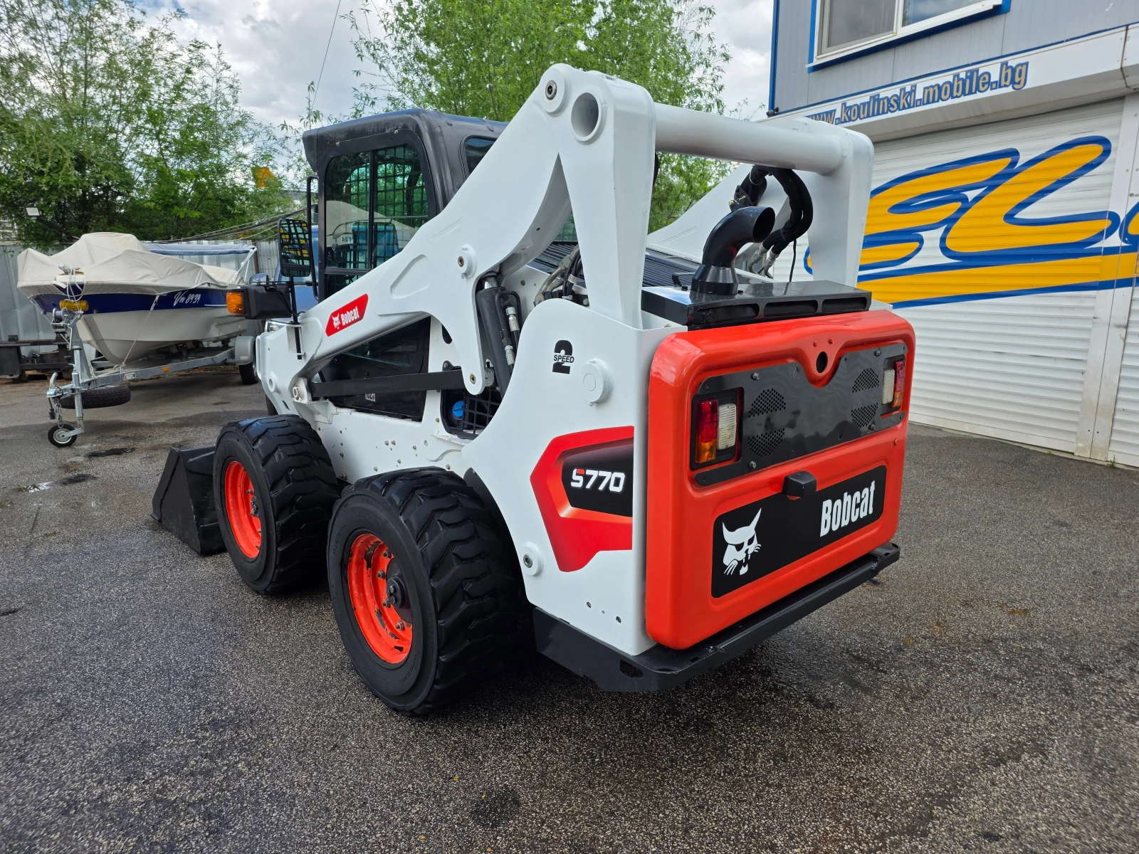 Мини челни товарачи Bobcat S 770-ПЕРФЕКТЕН, снимка 8 - Индустриална техника - 54518068