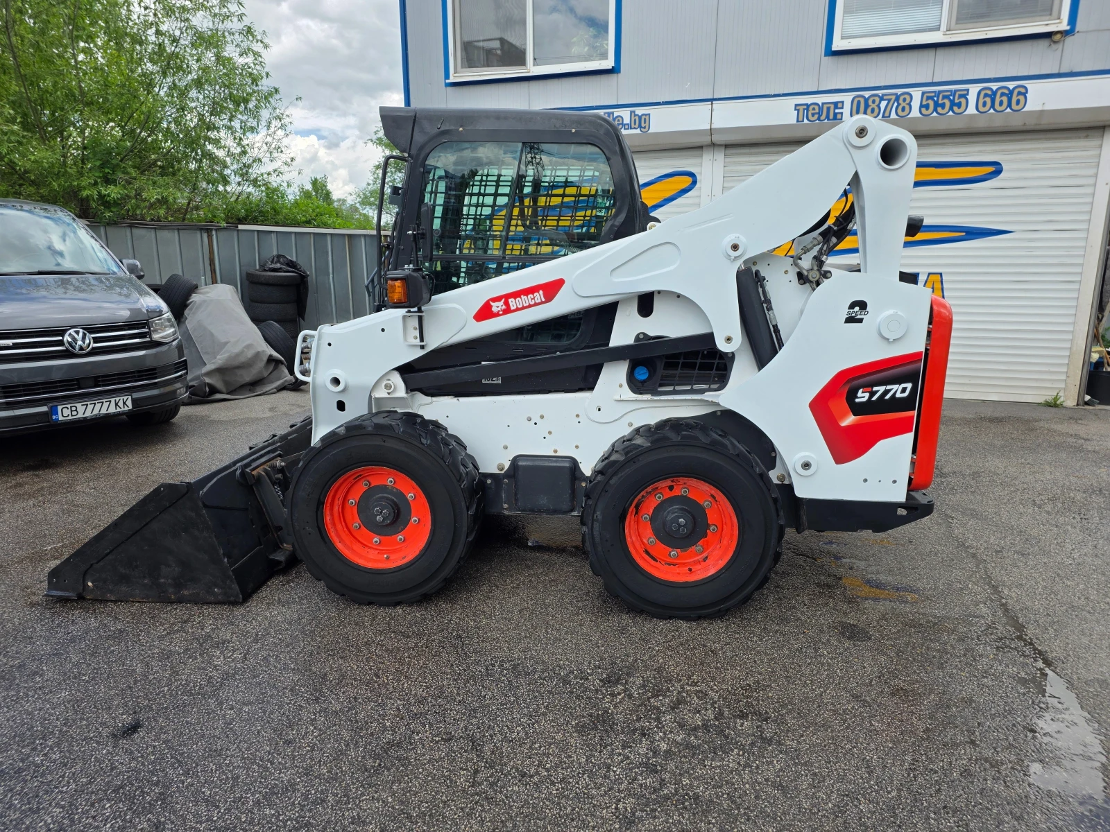 Мини челни товарачи Bobcat S 770-ПЕРФЕКТЕН, снимка 9 - Индустриална техника - 54518068