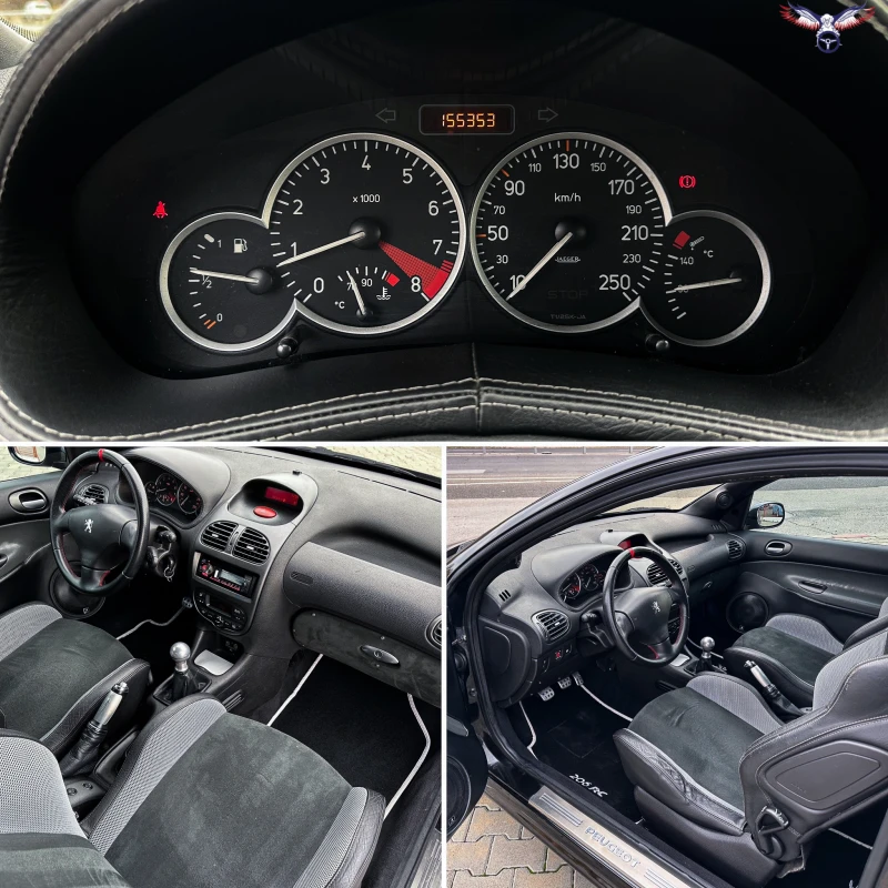 Peugeot 206 * RC* 2.0I* 177HP* РЕГИСТРИРАН* , снимка 14 - Автомобили и джипове - 48072993