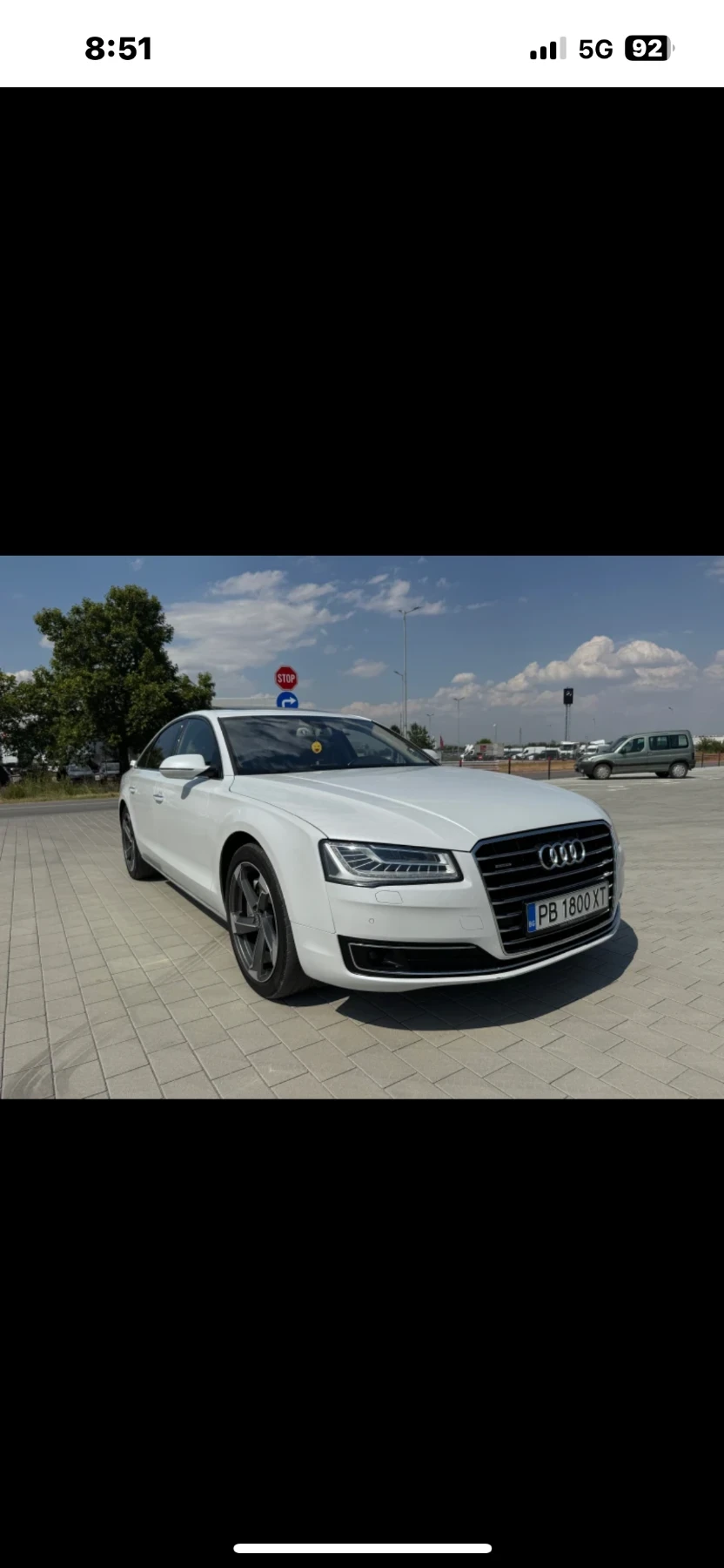 Audi A8 4000 Бензин, снимка 2 - Автомобили и джипове - 53753190