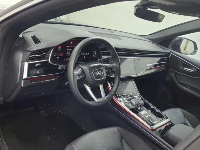 Audi Q8 * PROGRESSIV * CARFAX * ПАНО * ОБДУХВАНЕ * KEYLESS, снимка 9 - Автомобили и джипове - 53594624