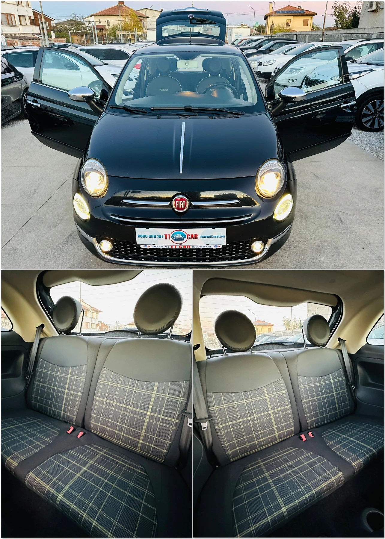 Fiat 500 1.2i Панорама! Навигация! Климатроник! EURO-6 - изображение 8