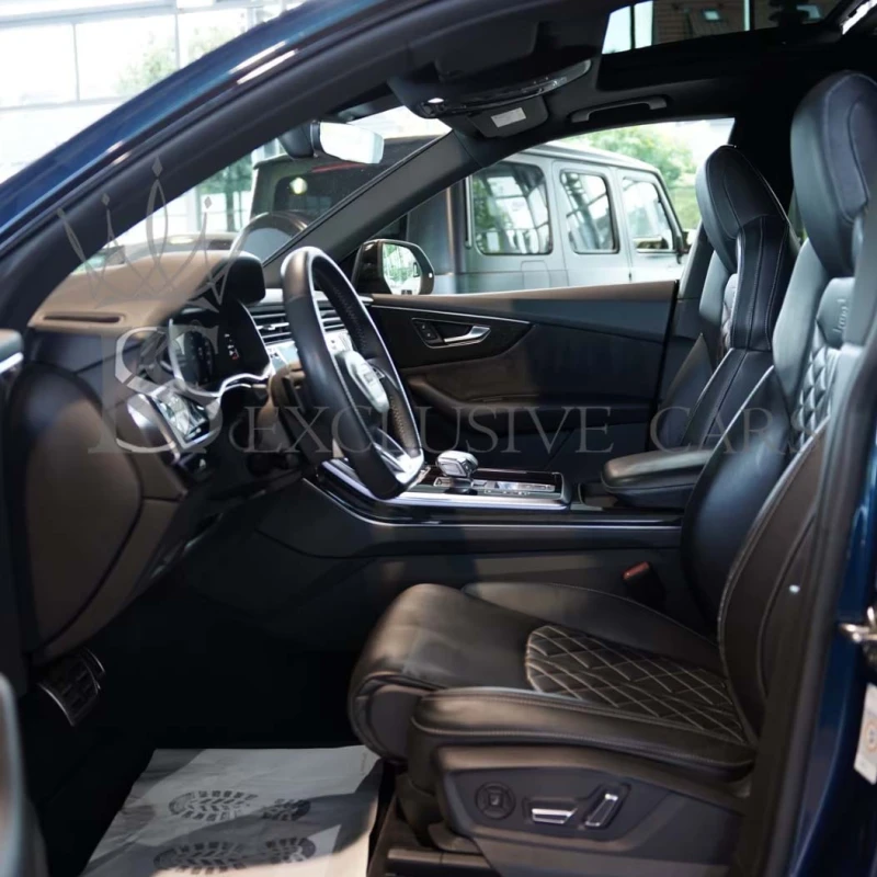 Audi Q8 55 TFSI* S-LINE* PANO* ОБДУХВАНЕ* МАСАЖ* 22&#34;, снимка 5 - Автомобили и джипове - 52238146
