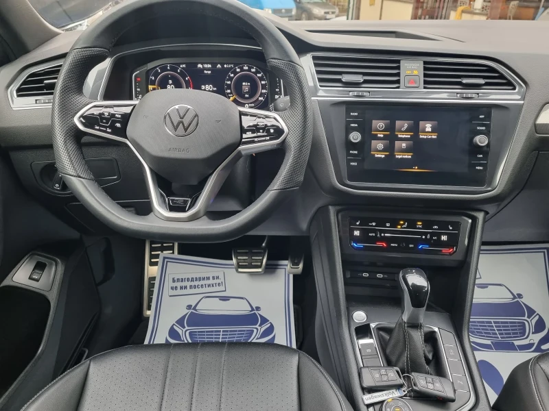 VW Tiguan Allspace 2.0 TSI* R-LINE* Allspace* 4MOTION* ПАНОРАМА* , снимка 8 - Автомобили и джипове - 48786069