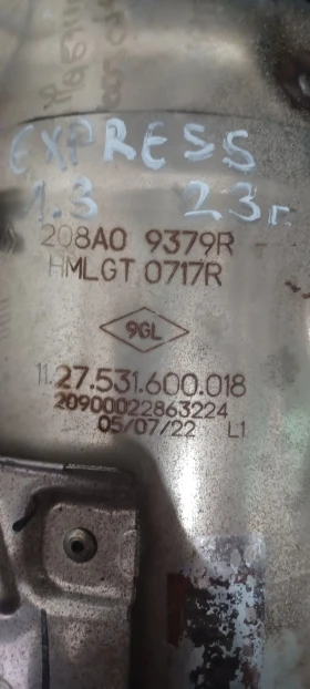 DPF филтър 1.3 renault express,qashqai, снимка 2