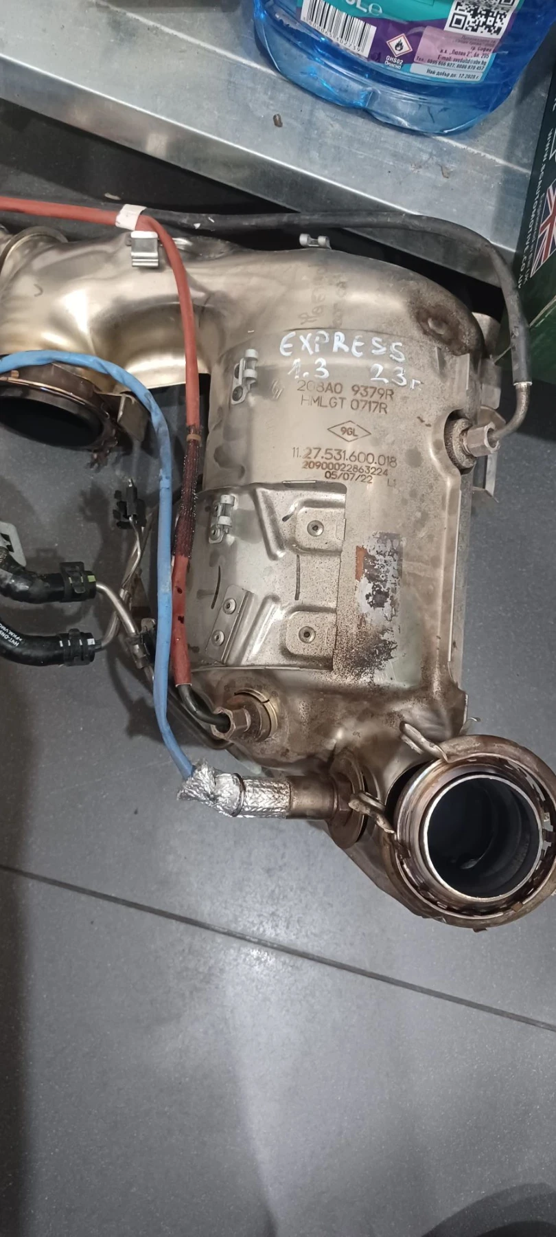 DPF филтър 1.3 renault express,qashqai
