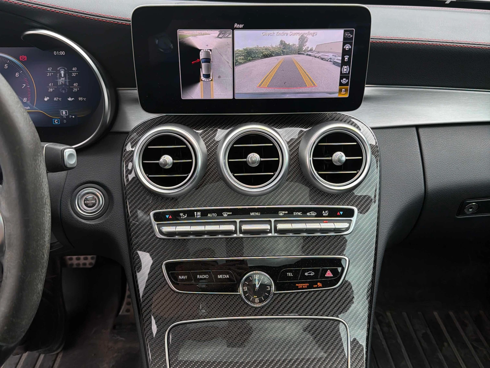Mercedes-Benz C 43 AMG Bucket Seats , Digital Dash , Carbon CARFAX | Mobile.bg � ����������� 9