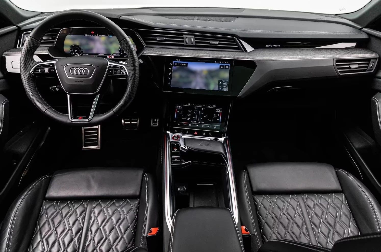 Audi SQ8 E-TRON / B&O / HUD / 360 / PANO / MATRIX / VIRTUAL, снимка 12 - Автомобили и джипове - 55120164