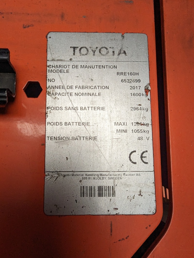 Електрокар Toyota, снимка 7 - Индустриална техника - 44291780
