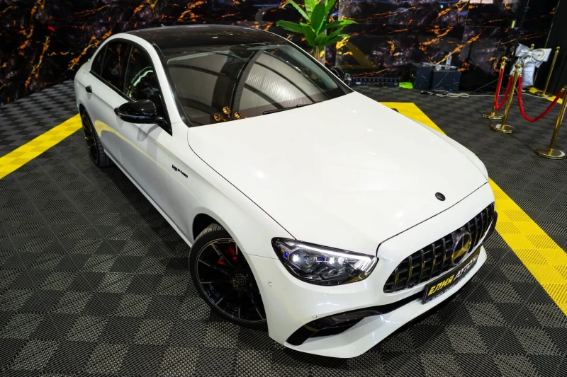 Mercedes-Benz E 220 D FULL AMG LINE FACELIFT BURMEISTER ЛИЗИНГ 100%, снимка 4 - Автомобили и джипове - 53092104