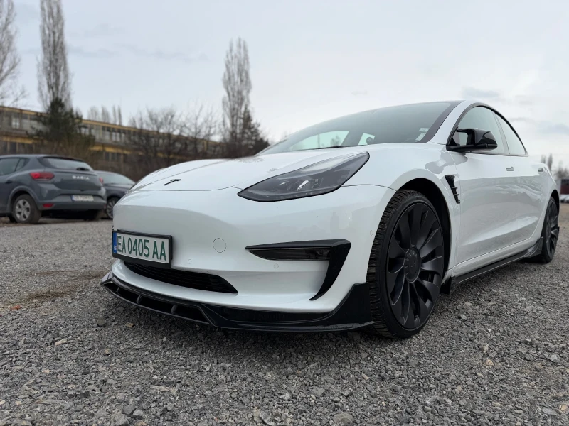 Tesla Model 3 Performance CARBON, GLOSS BLACK BODY KIT, снимка 5 - Автомобили и джипове - 53425597
