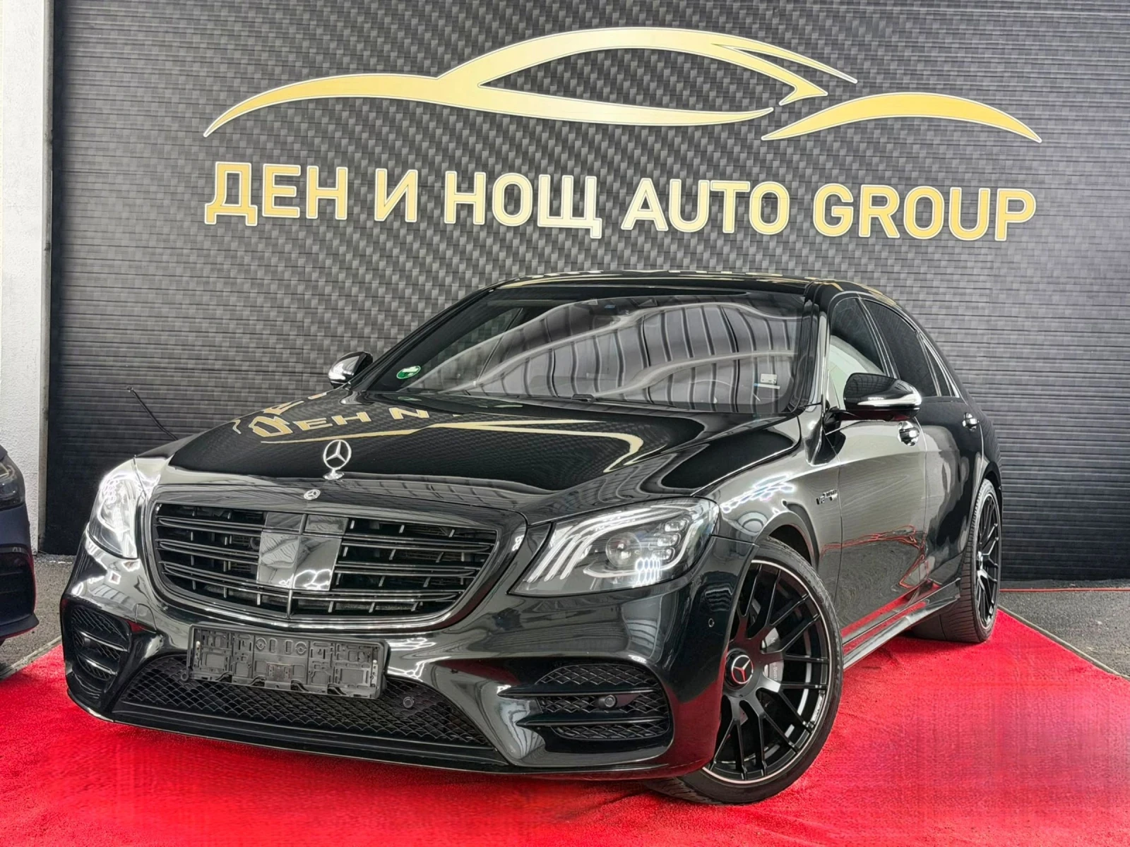 Mercedes-Benz S 350 Mercedes S350d LONG S63 AMG OPTIC BLACK | 3xTV | P, снимка 2 - Автомобили и джипове - 55413294