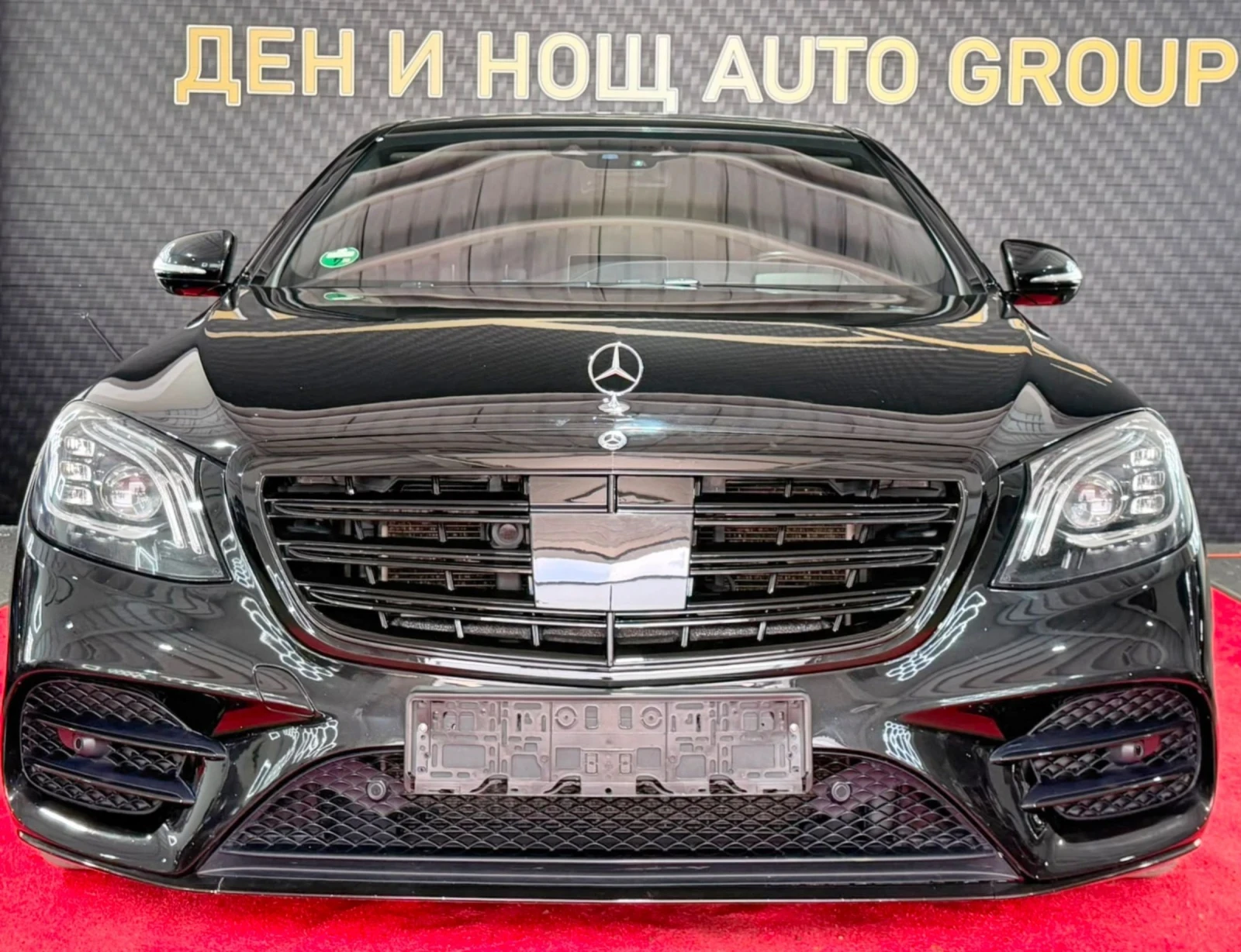 Mercedes-Benz S 350 Mercedes S350d LONG S63 AMG OPTIC BLACK | 3xTV | P, снимка 3 - Автомобили и джипове - 55413294