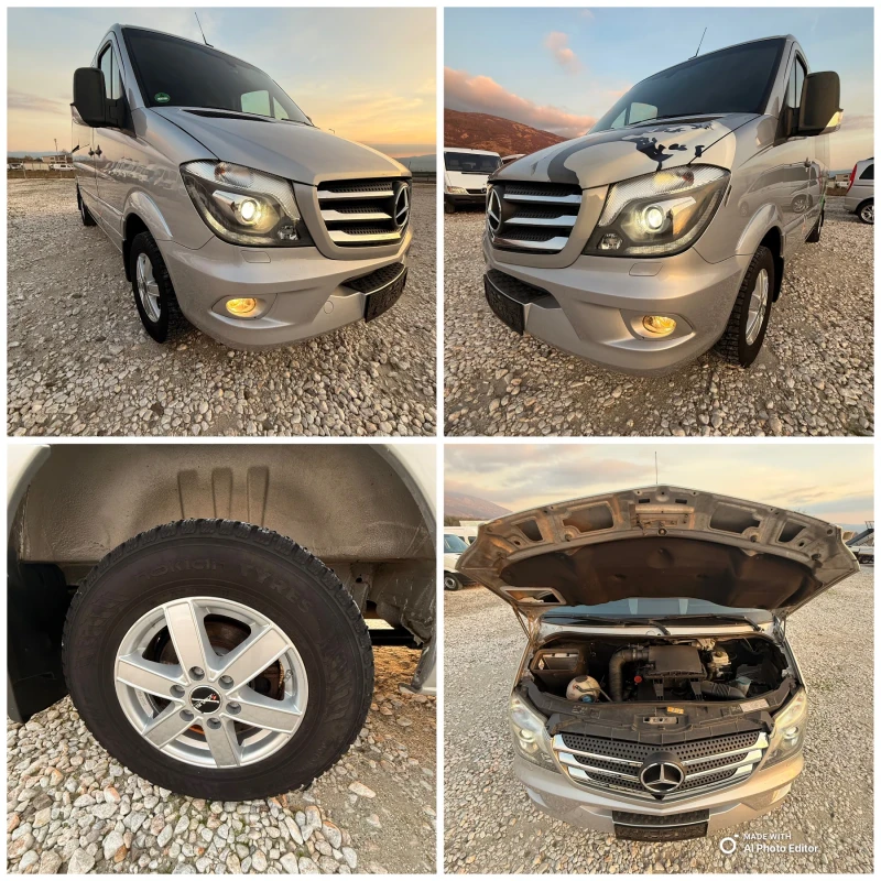 Mercedes-Benz Sprinter 316 9-Местен-Климатик-2018г-Евро6, снимка 16 - Бусове и автобуси - 52710745