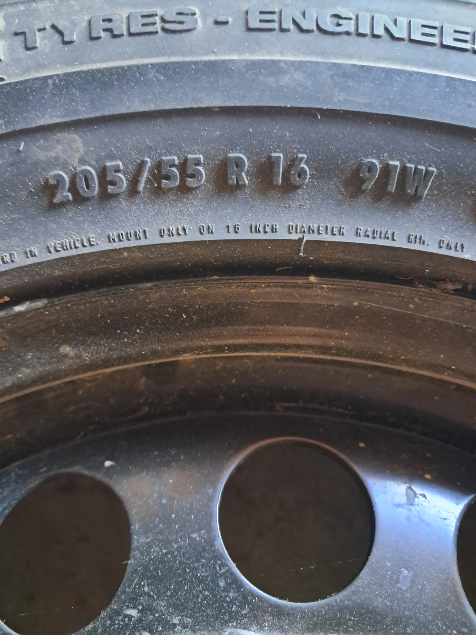 Гуми с джанти Continental 205/55R16, снимка 2 - Гуми и джанти - 56153514