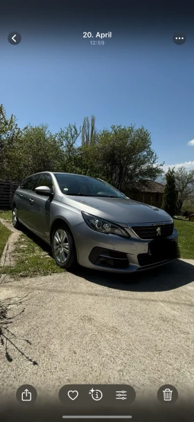 Обява за продажба на Peugeot 308 SW 1.6 BlueHDi Facelift ~16 500 лв. - изображение 1