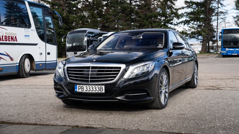 Mercedes-Benz S 500 Дълга база-4Мatic- 3xTV, снимка 2 - Автомобили и джипове - 53265282