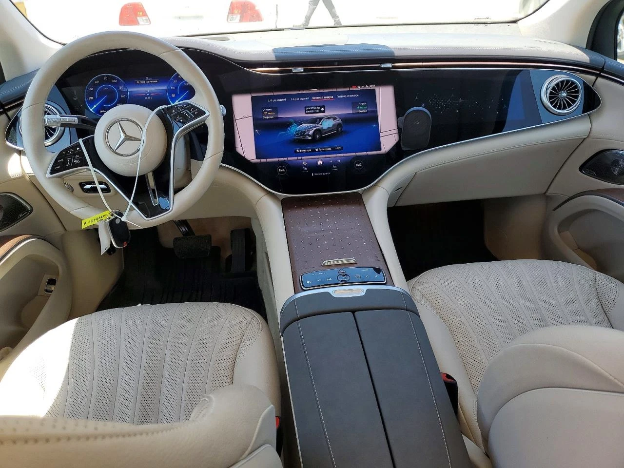 Mercedes-Benz EQS 450+ * ПОДГРЕВ* ОБДУХВАНЕ* 360* КАМЕРА* HUD* , снимка 7 - Автомобили и джипове - 55475963