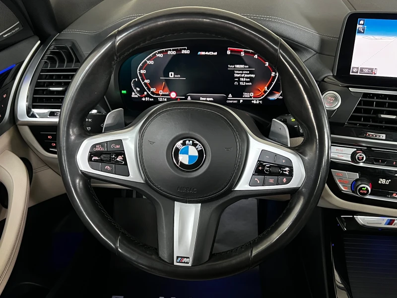 BMW X3 M40d, X-Drive, M PERFORMANCE-FULL-DISTR, PANO, CAM, снимка 11 - Автомобили и джипове - 49167992