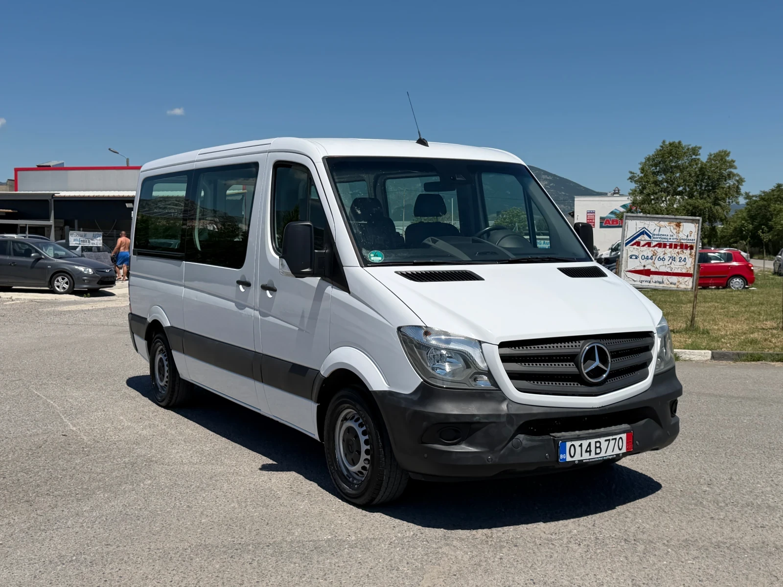 Mercedes-Benz Sprinter 313 CDI 130 ps 9 Места ТОП Внос Германия, снимка 2 - Бусове и автобуси - 54857150