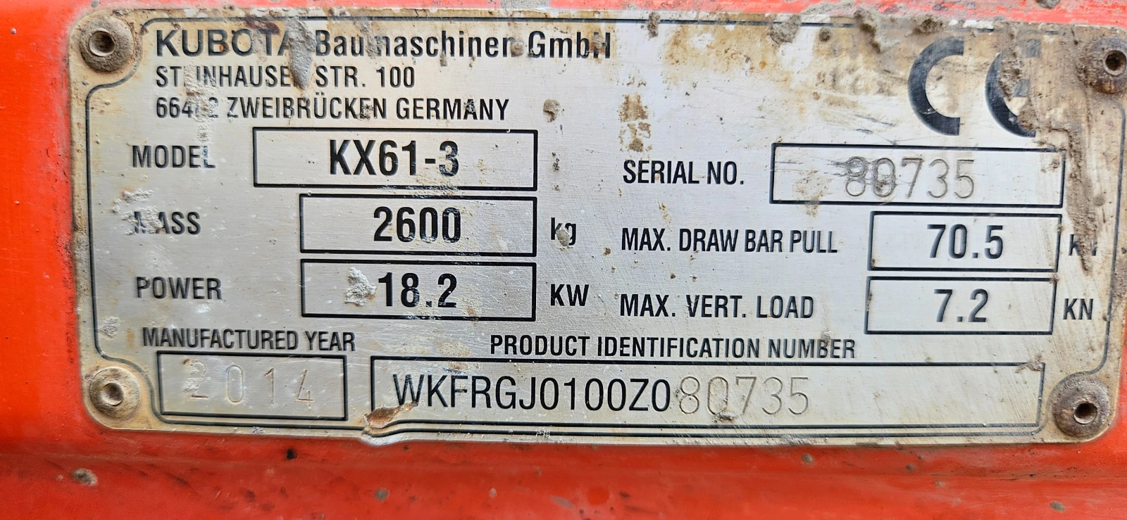 Багер Kubota KX61-3 - изображение 4