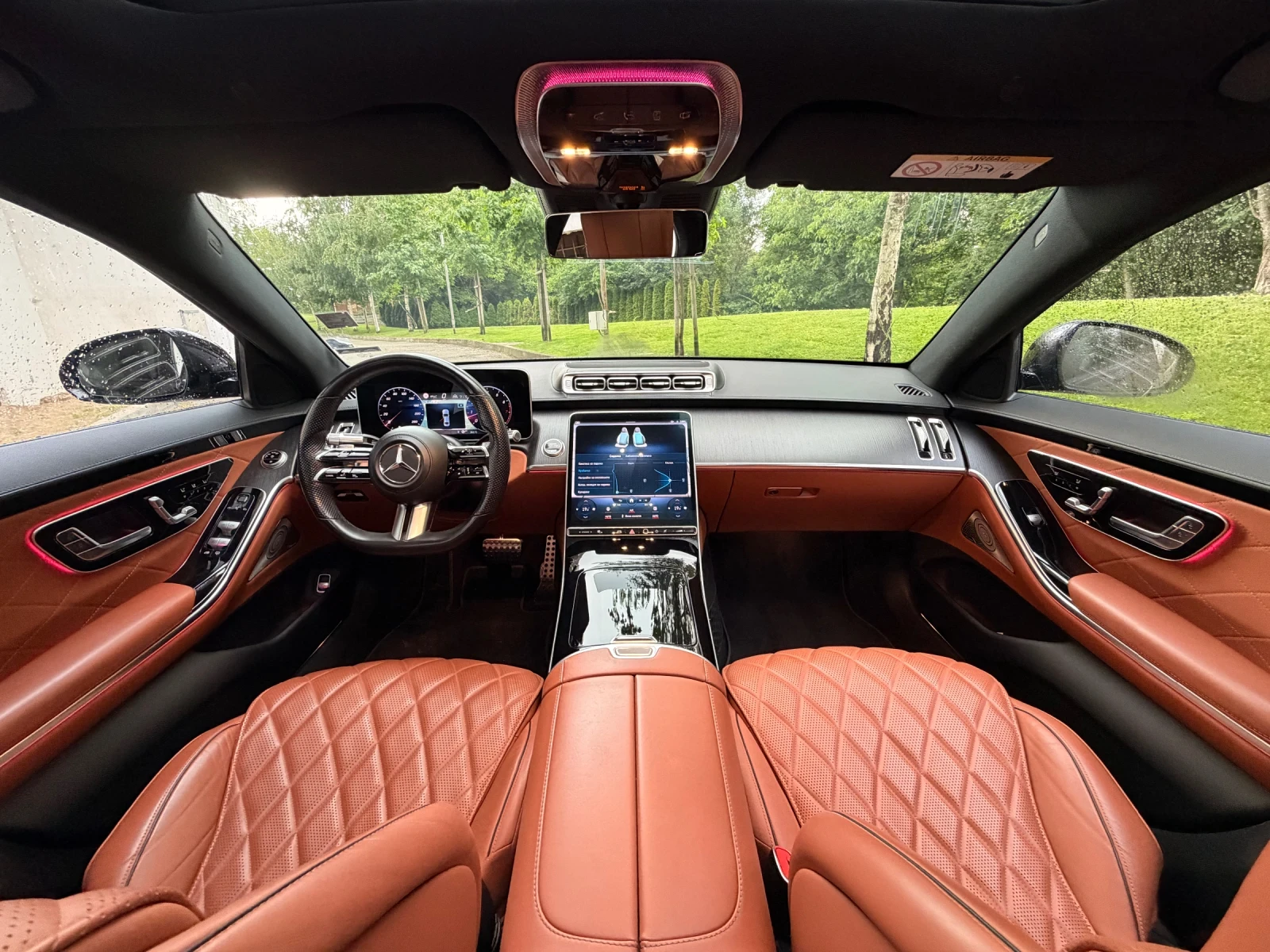 Mercedes-Benz S 580 LONG / AMG OPTIC / 4-MATIC, снимка 12 - Автомобили и джипове - 55122817