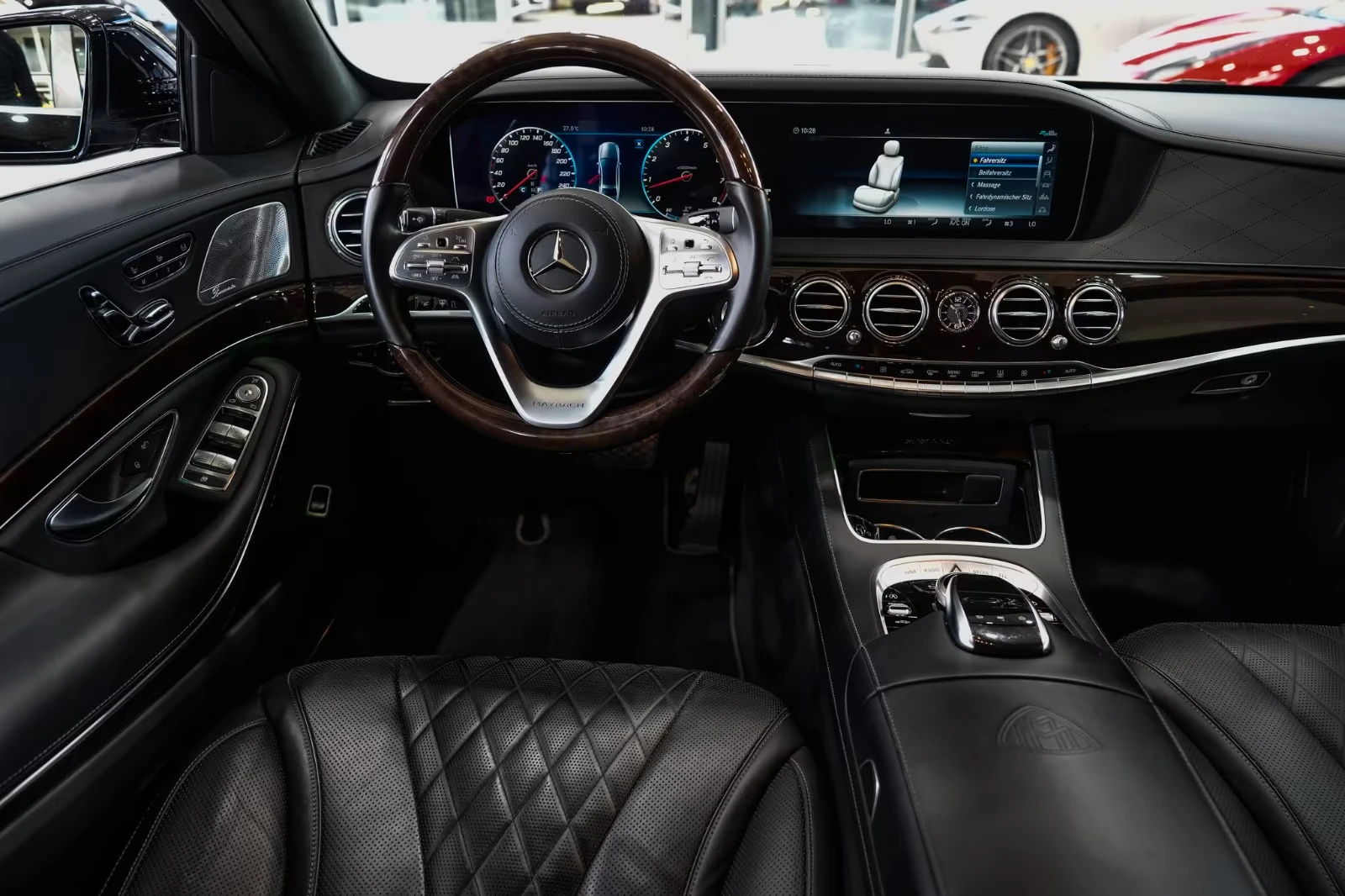 Mercedes-Benz S 560 Maybach CHAUFFEUR-PAK EXKLUSIVE PANO DESIGNO, снимка 8 - Автомобили и джипове - 55430018