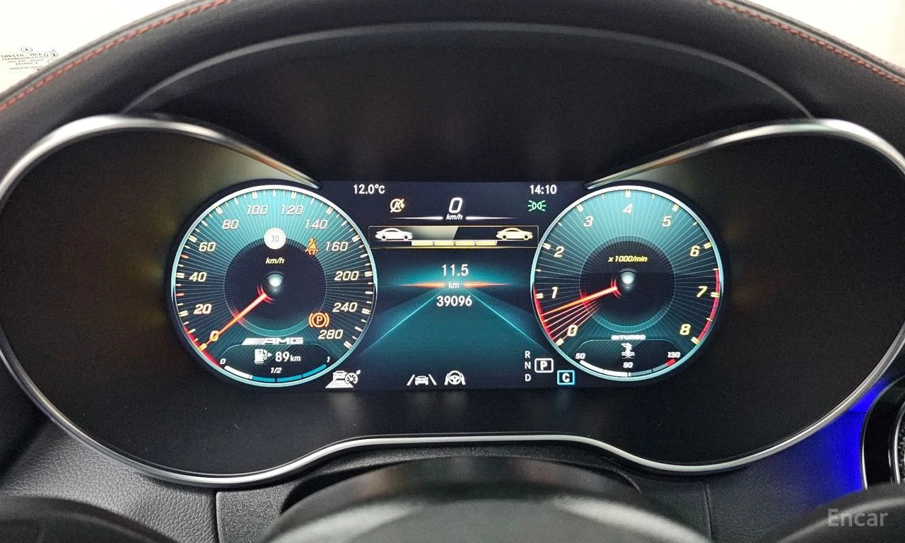 Mercedes-Benz C 43 AMG COUPE* 4MATIC* BURMESTER* ДИСТРОНИК* ХЕДЪП* , снимка 13 - Автомобили и джипове - 56312955