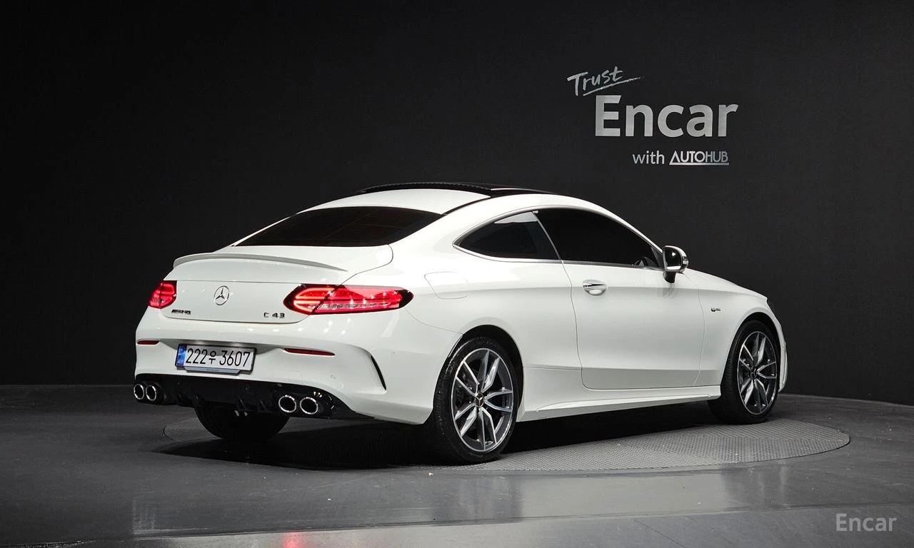 Mercedes-Benz C 43 AMG COUPE* 4MATIC* BURMESTER* ДИСТРОНИК* ХЕДЪП* , снимка 2 - Автомобили и джипове - 56312955