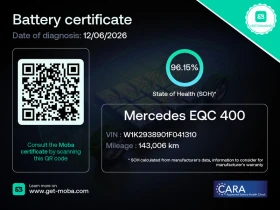 Mercedes-Benz EQC 96% SoH 400 AMG Pano Memory Heated | Auto.bg — изображение 2