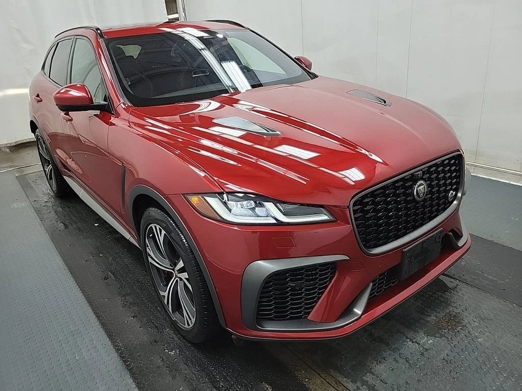 Jaguar F-PACE * P550 SVR * CARFAX * БЕЗ ПЪРВОНАЧАЛНА ВНОСКА - изображение 3