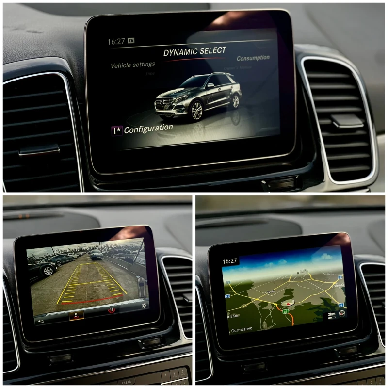 Mercedes-Benz GLE 350 AMG PACKAGE / 9G-TRONIC / ПОДГРЕВ / КАМЕРА , снимка 16 - Автомобили и джипове - 53235991