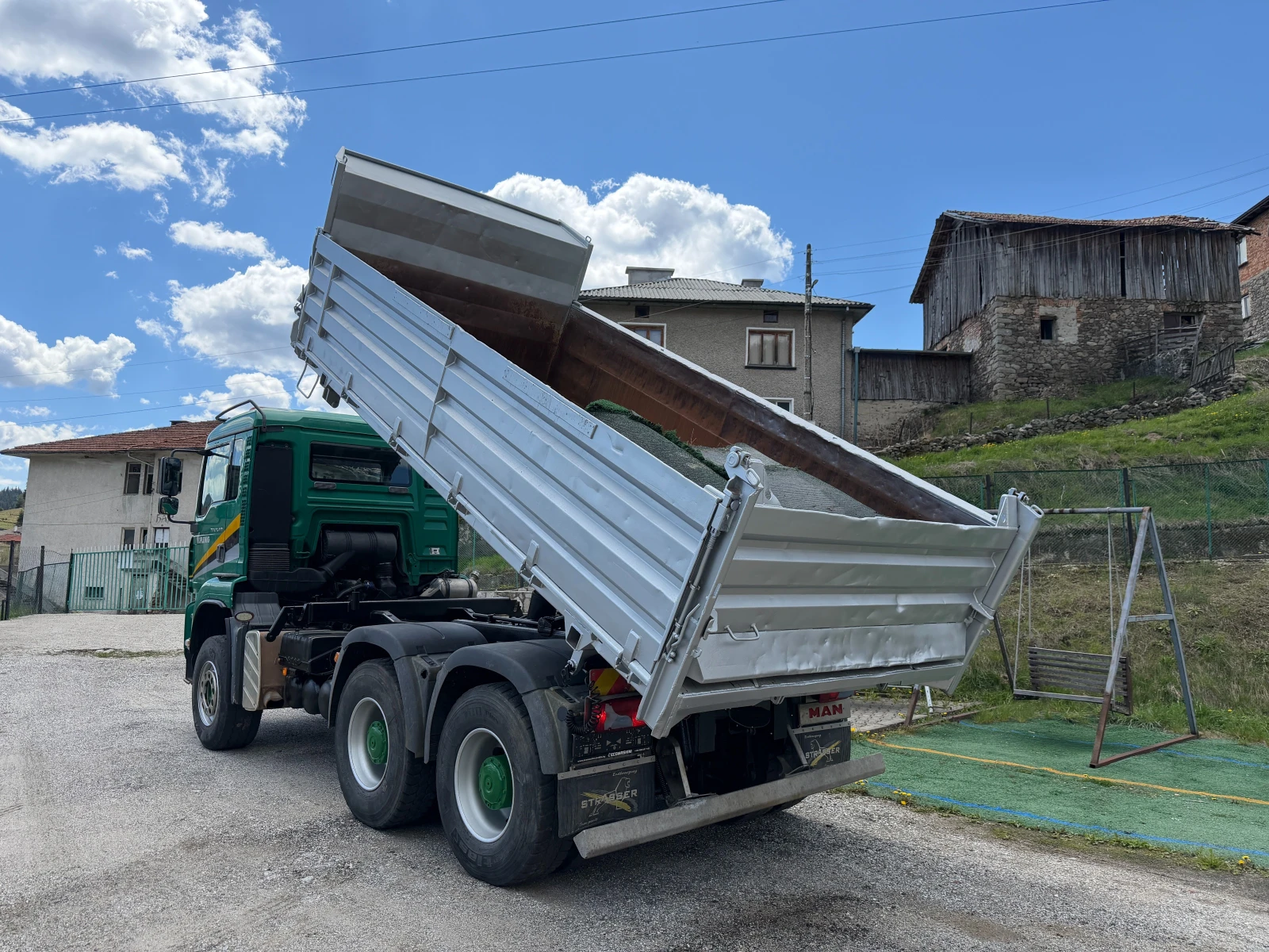 Man Tga 6х4, Самосвал, Внос, , , снимка 6 - Камиони - 54430942