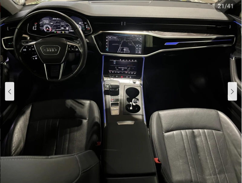 Audi A7 3.0T* MATRIX* S* LINE* BANG* OLUFSEN* ХЕДЪП* , снимка 9 - Автомобили и джипове - 52728969