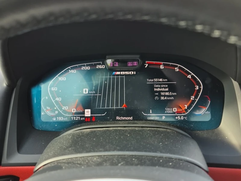 BMW 850 * M850I XDRIVE * CARFAX * БЕЗ ПЪРВОНАЧАЛНА ВНОСКА, снимка 9 - Автомобили и джипове - 52990821