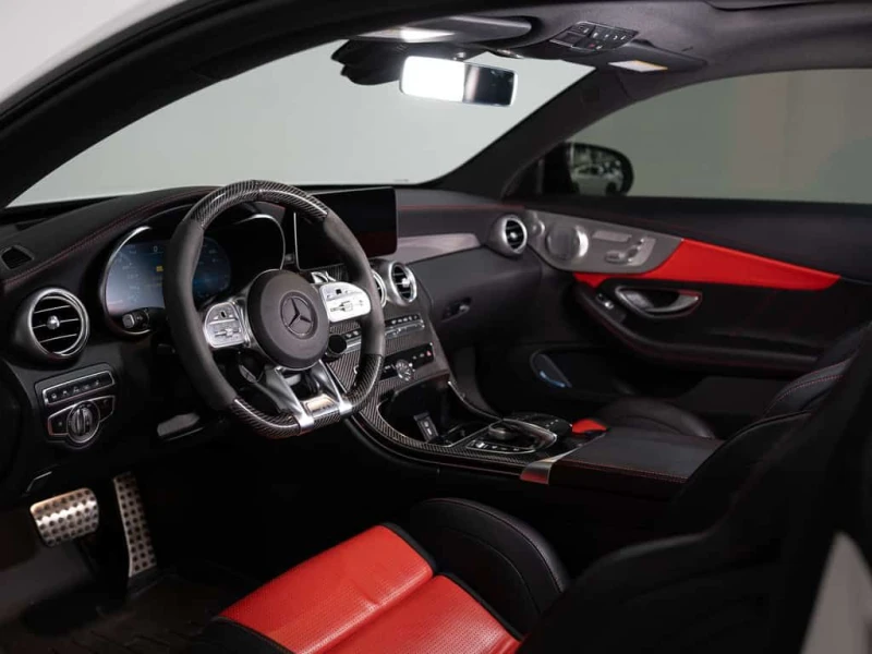 Mercedes-Benz C 63 AMG * S | COUPE | CARBON FIBRE | PREMIUM & NIGHT PKG *, снимка 9 - Автомобили и джипове - 53567227