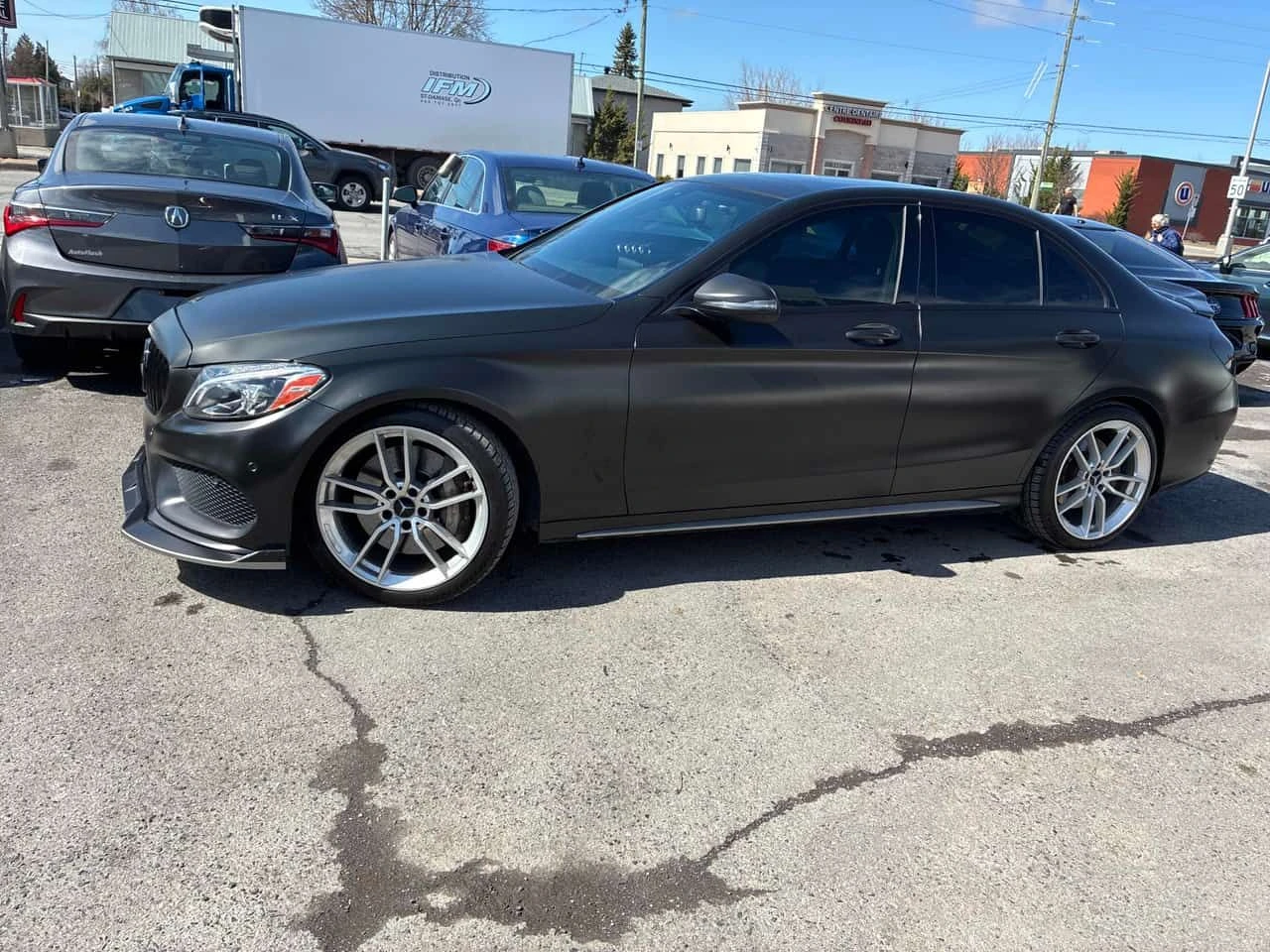 Mercedes-Benz C 450 AMG ПОДГРЕВИ * ШИБИДАХ* KEYLESS * BURMESTER, снимка 2 - Автомобили и джипове - 54230491