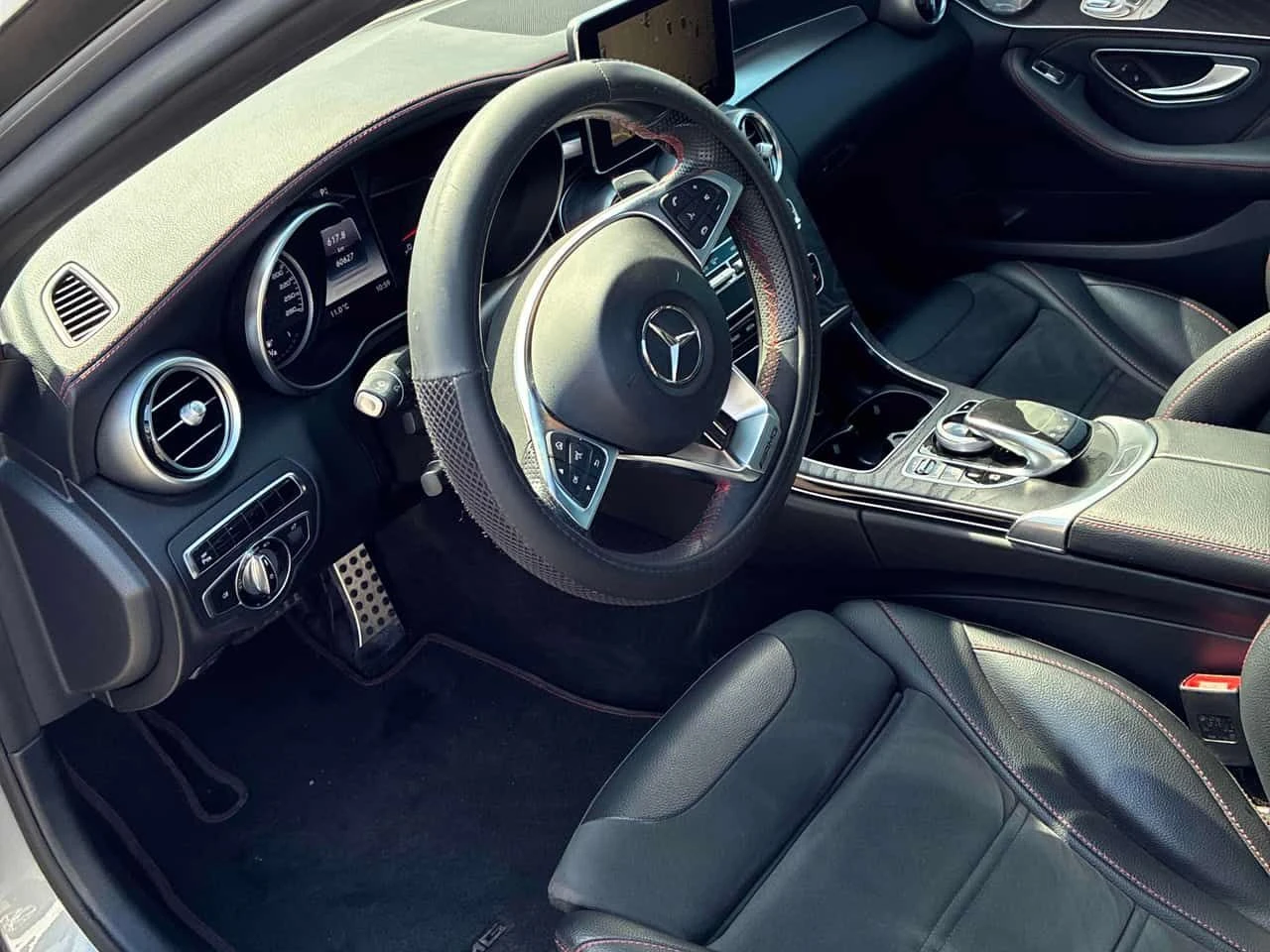 Mercedes-Benz C 450 AMG ПОДГРЕВИ * ШИБИДАХ* KEYLESS * BURMESTER, снимка 5 - Автомобили и джипове - 54230491