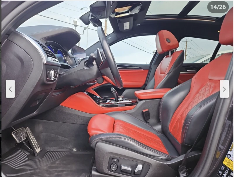 BMW X4 M40I* ДИГИТАЛНО* ТАБЛО* ПОДГРЕВ* КАМЕРА* КЕЙЛЕС* М, снимка 15 - Автомобили и джипове - 52552045